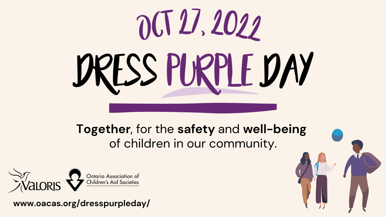 Visual for Dress Purple Day